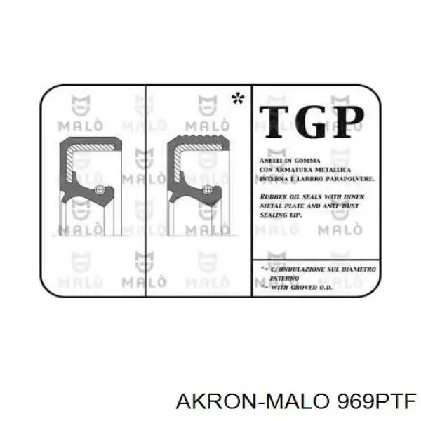 Сальник распредвала 969PTF Akron Malo