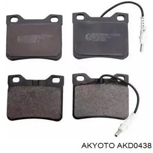 AKD0438 Akyoto Колодки передние