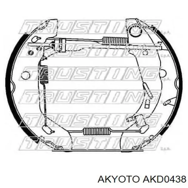 Колодки Akyoto AKD0438 цена, от 19.00 USD