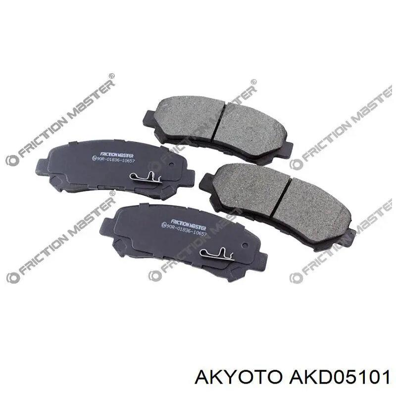 Колодки Akyoto AKD05101 цена, от 30.41 USD