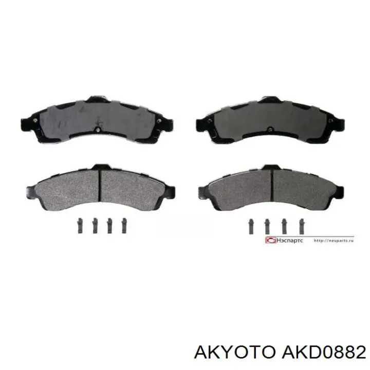 Передние тормозные колодки D882 Jurid/Bendix