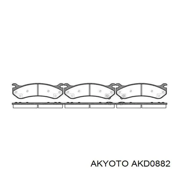 Тормозные колодки Jurid/Bendix D882