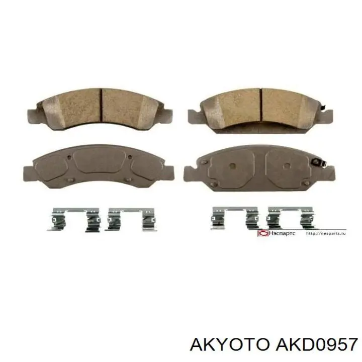 Купить B111566 Denckermann Колодки тормозные