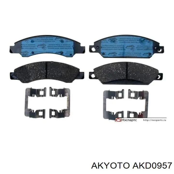 Тормозные колодки Denckermann B111566