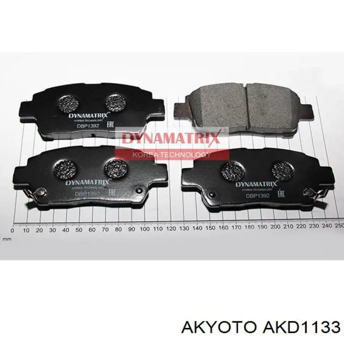 Купить AKD1133 Akyoto Колодки тормозные