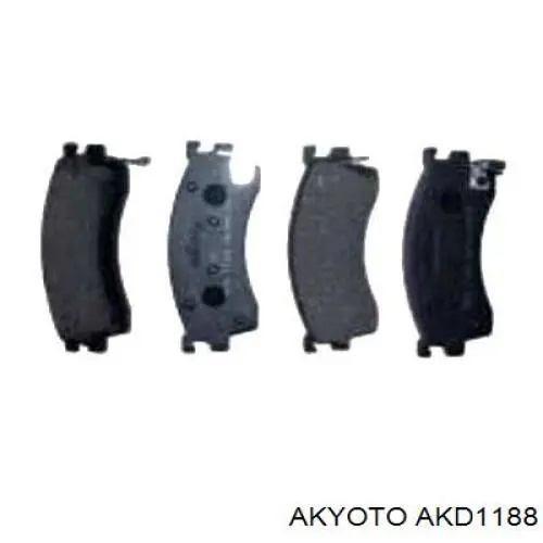 Передние тормозные колодки AKD1188 Akyoto