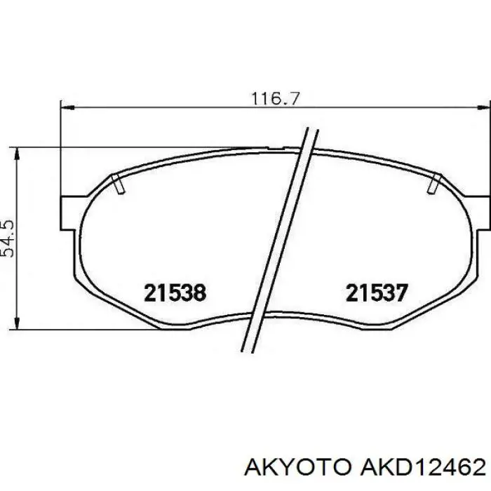 50330 Japko Колодки передние