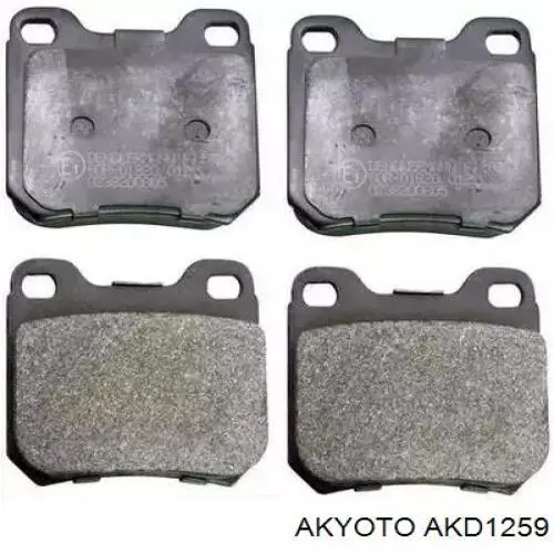 Задние тормозные колодки AKD1259 Akyoto