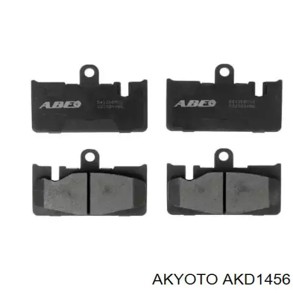 Задние тормозные колодки AKD1456 Akyoto