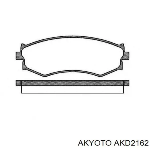 AKD2162 Akyoto передние тормозные колодки