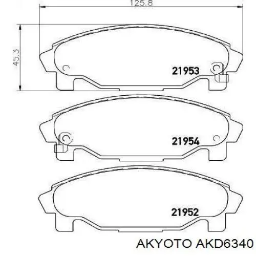 Колодки Kashiyama D0027M цена, от 20.58 USD