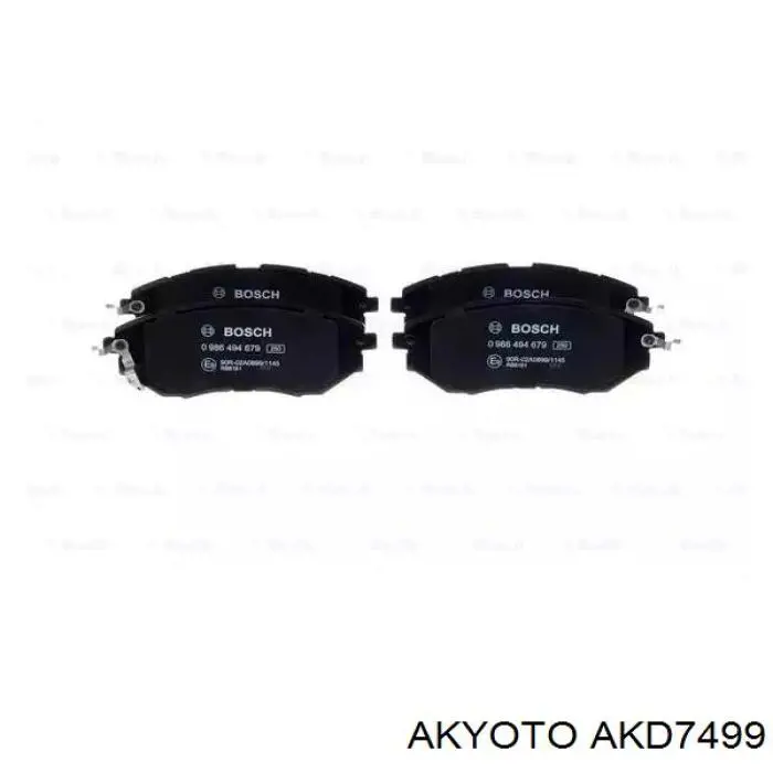 AKD7499 Akyoto Колодки передние