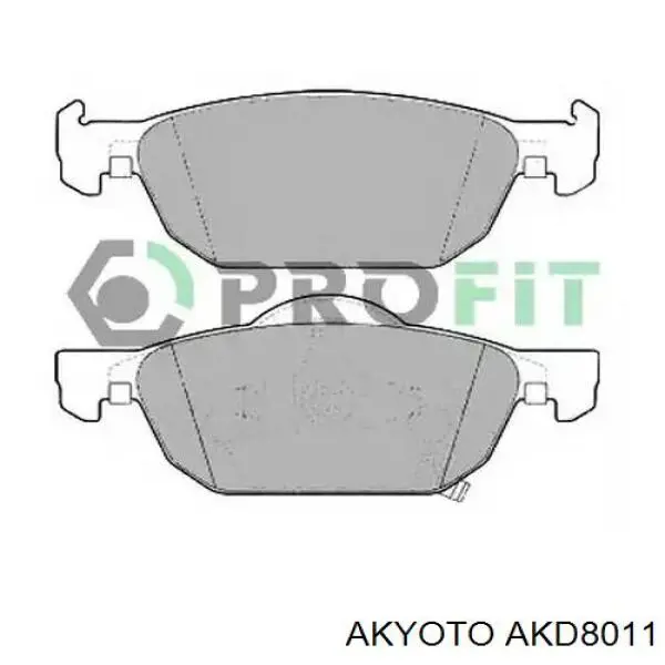 Передние тормозные колодки AKD8011 Akyoto