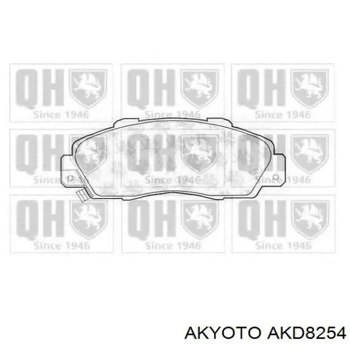 Передние тормозные колодки AKD8254 Akyoto