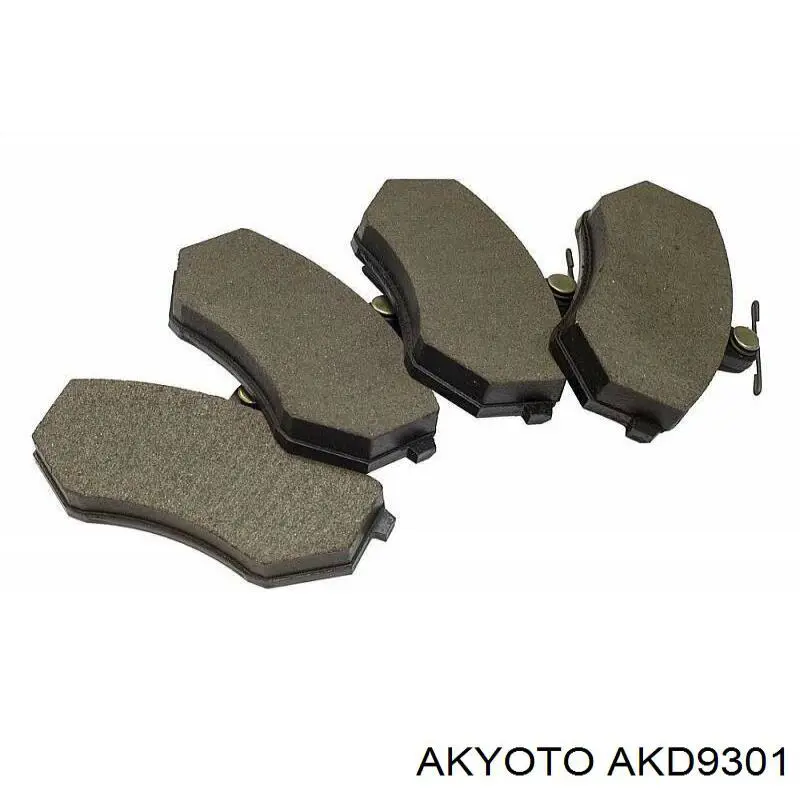 Колодки тормозные передние дисковые AKYOTO AKD9301