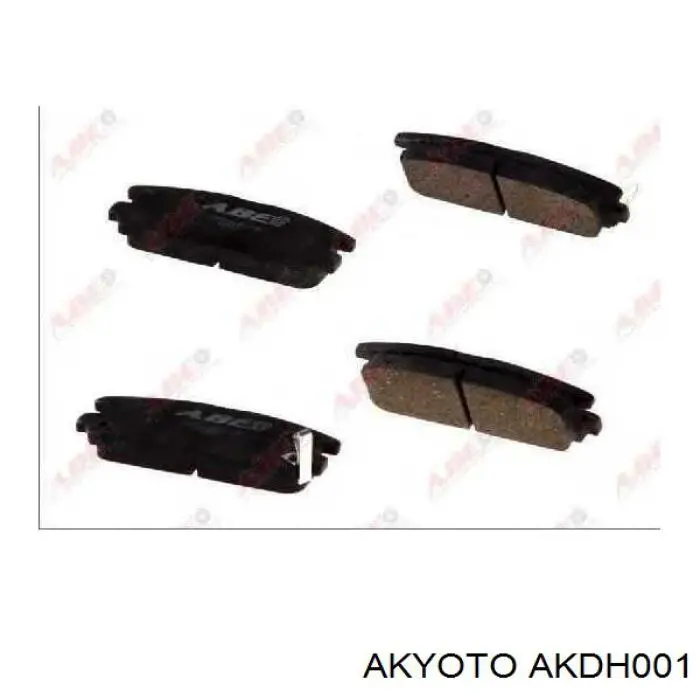 AKDH001 Akyoto колодки тормозные задние дисковые
