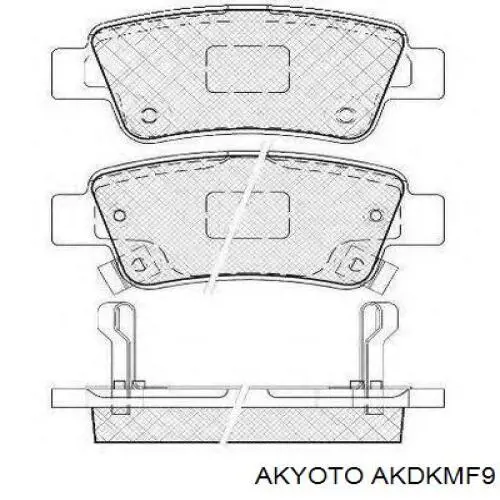 Передние тормозные колодки AKDKMF9 Akyoto