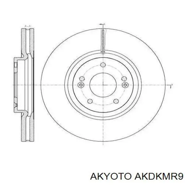 Колодки дисковые  Akyoto AKDKMR9 цена, от 11.12 USD