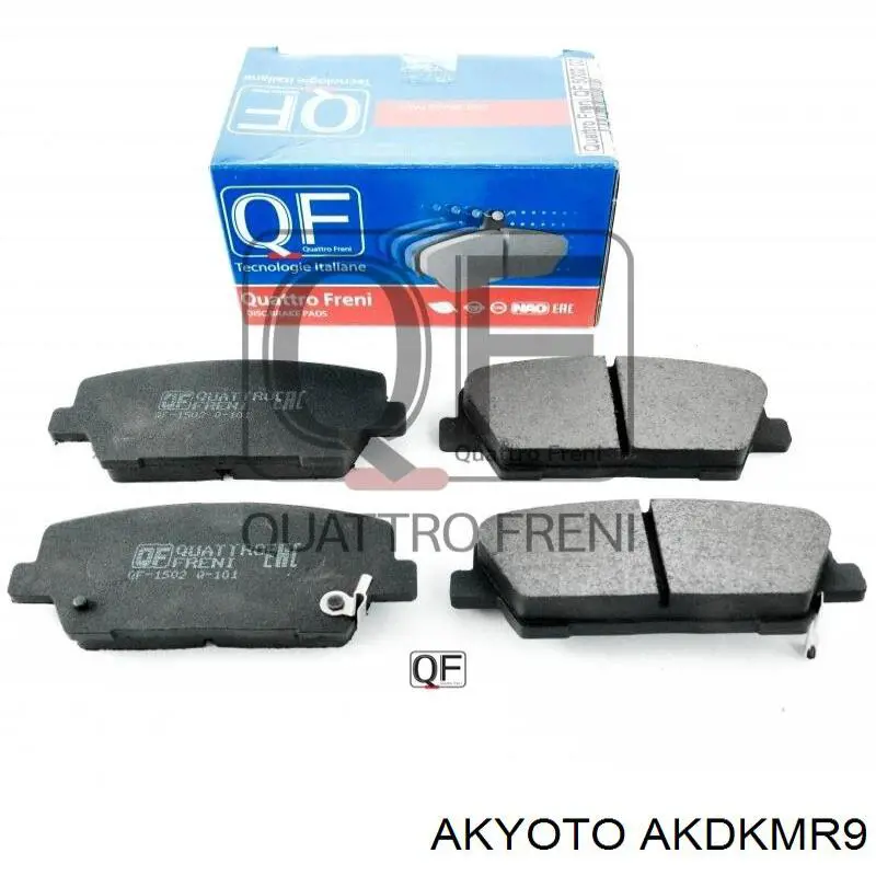 AKDKMR9 Akyoto Колодки тормозные дисковые комплект