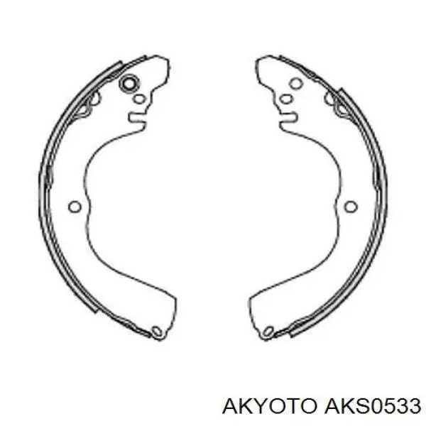 Задние барабанные колодки H59041 Brembo