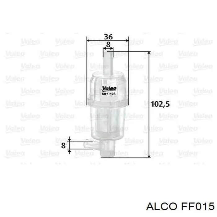 Купить FF015 Alco Фильтр-отстойник топлива грубой очистки