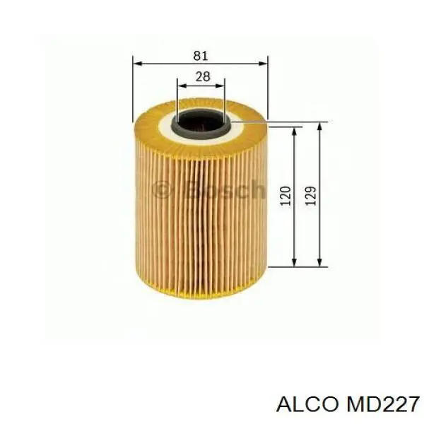 MD227 Alco масляный фильтр