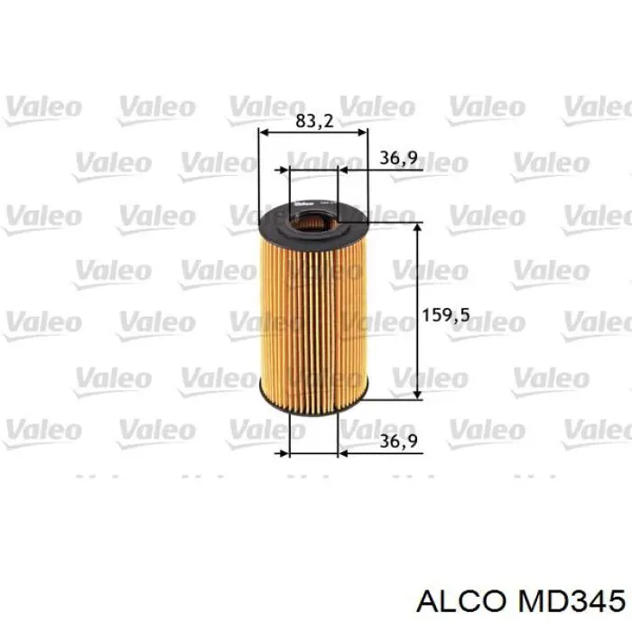 Фильтр очистки масла центробежный Alco MD345 цена, от 6.96 USD