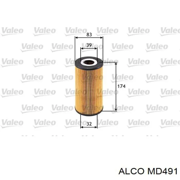 Фильтр очистки масла центробежный Alco MD491 цена, от 4.46 USD