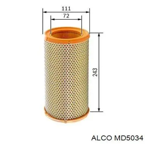 Элемент воздушного фильтра Alco MD5034 цена, от 4.77 USD