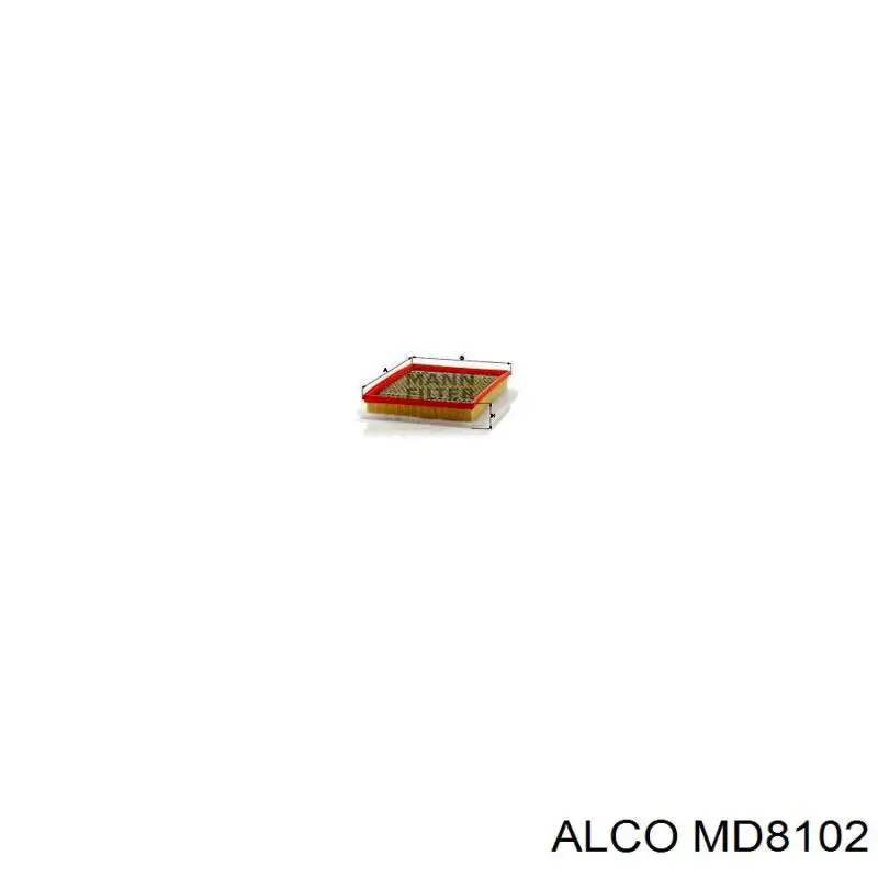 MD8102 Alco Воздушный фильтр двигателя