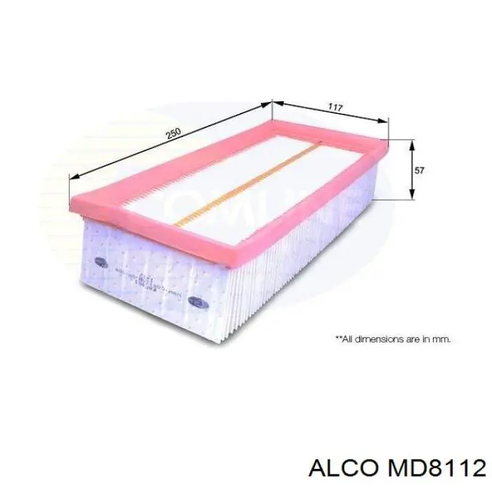 Фильтр воздушный Alco MD8112