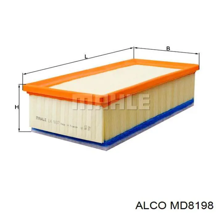 MD-8198 Alco воздушный фильтр