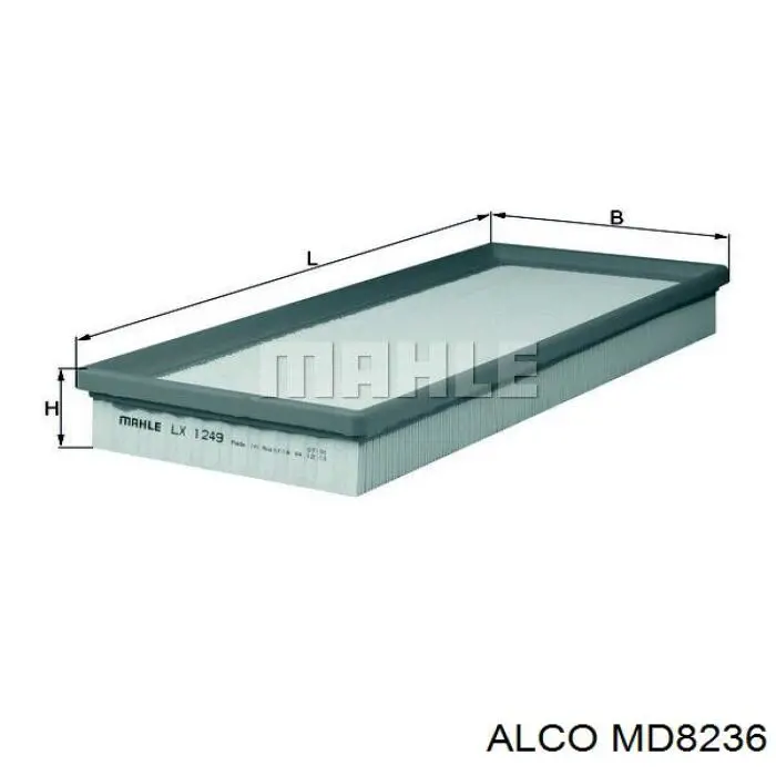MD8236 Alco воздушный фильтр