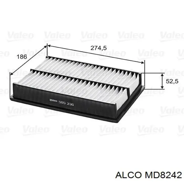 MD8242 Alco воздушный фильтр