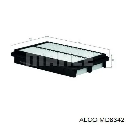 MD-8342 Alco воздушный фильтр