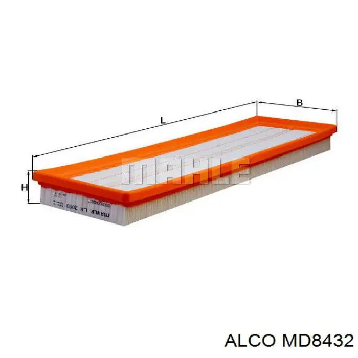 Воздушный фильтр MD8432 Alco