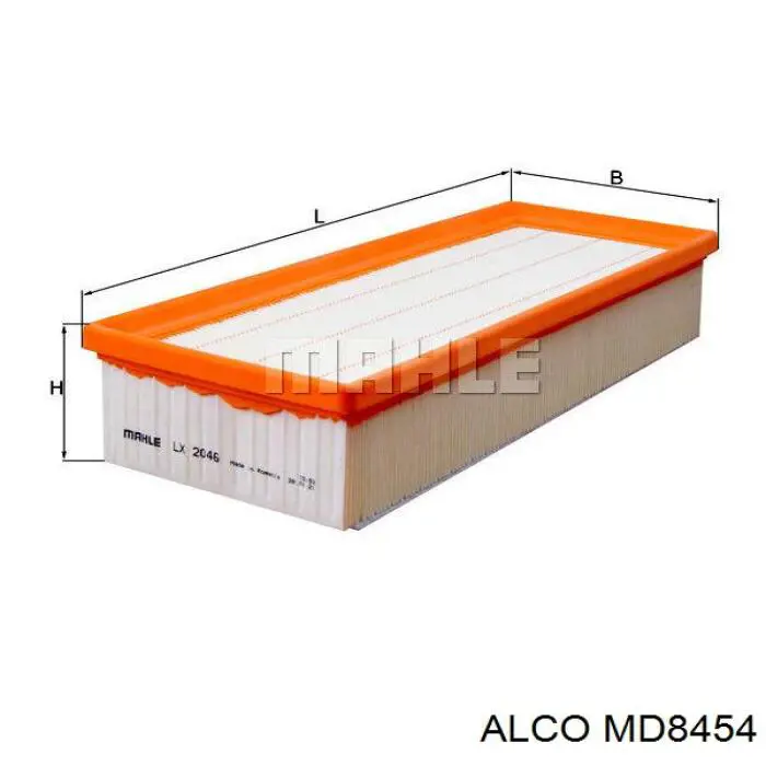 MD8454 Alco воздушный фильтр