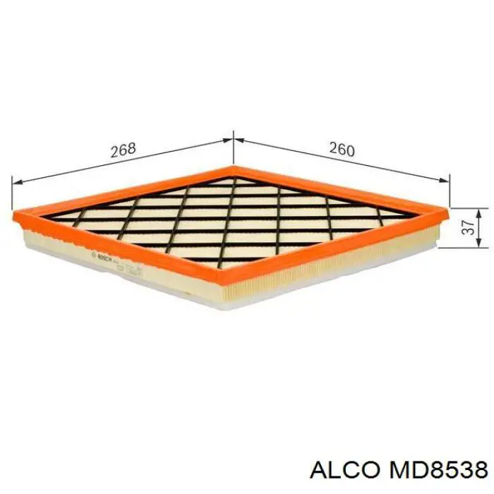 Элемент воздушного фильтра Alco MD8538 цена, от 7.38 USD