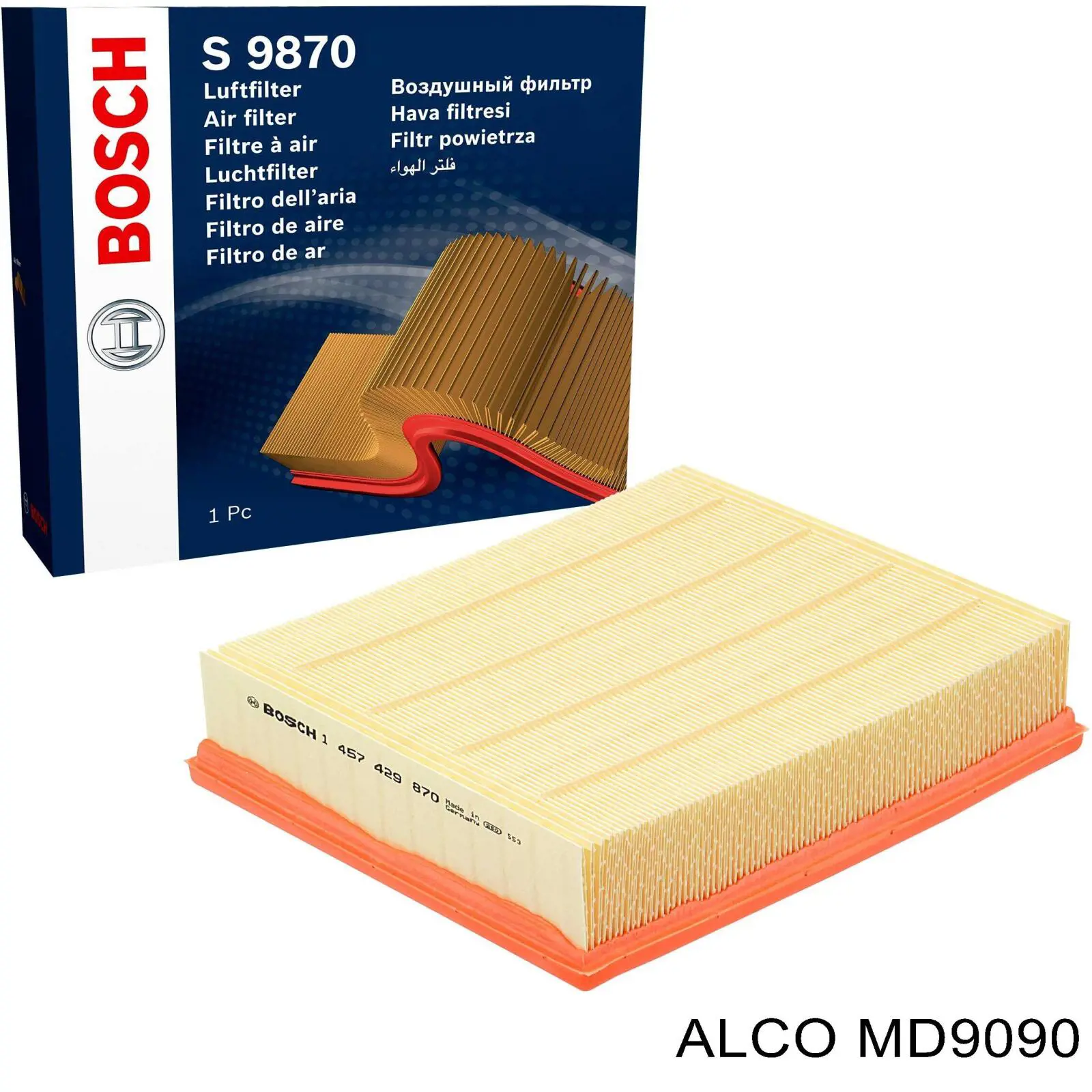 MD9090 Alco Воздушный фильтр двигателя