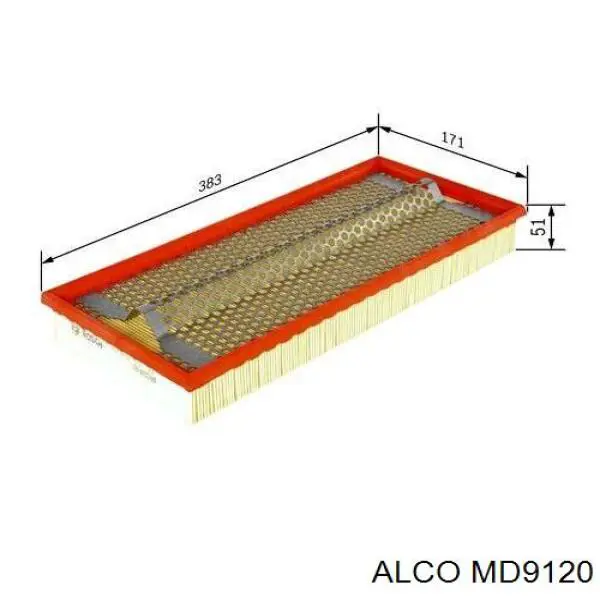 Элемент воздушного фильтра Alco MD9120 цена, от 6.66 USD