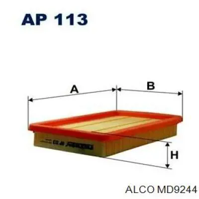 Фильтр воздушный Alco MD9244