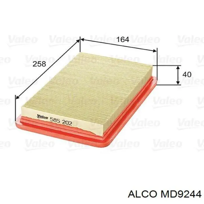 Элемент воздушного фильтра Alco MD9244 цена, от 5.37 USD