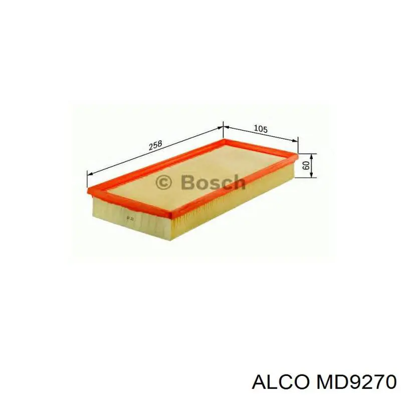 Элемент воздушного фильтра Alco MD9270 цена, от 4.95 USD