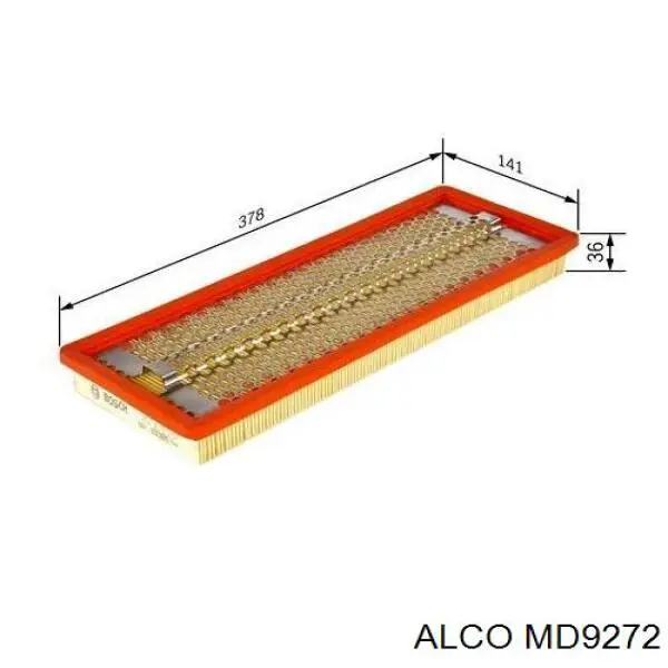 Элемент воздушного фильтра Alco MD9272 цена, от 8.74 USD