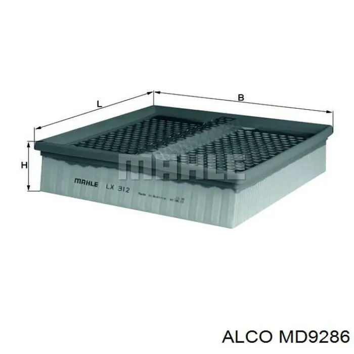 MD9286 Alco воздушный фильтр
