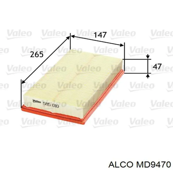 MD9470 Alco воздушный фильтр