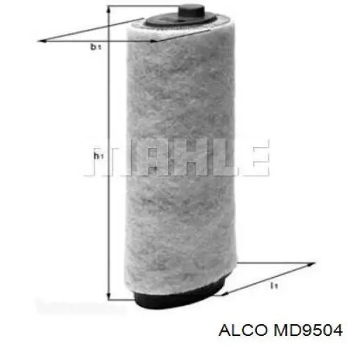 MD9504 Alco воздушный фильтр
