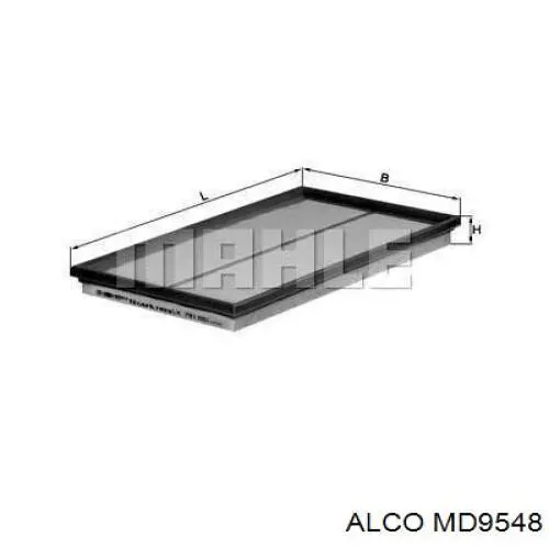 MD9548 Alco воздушный фильтр