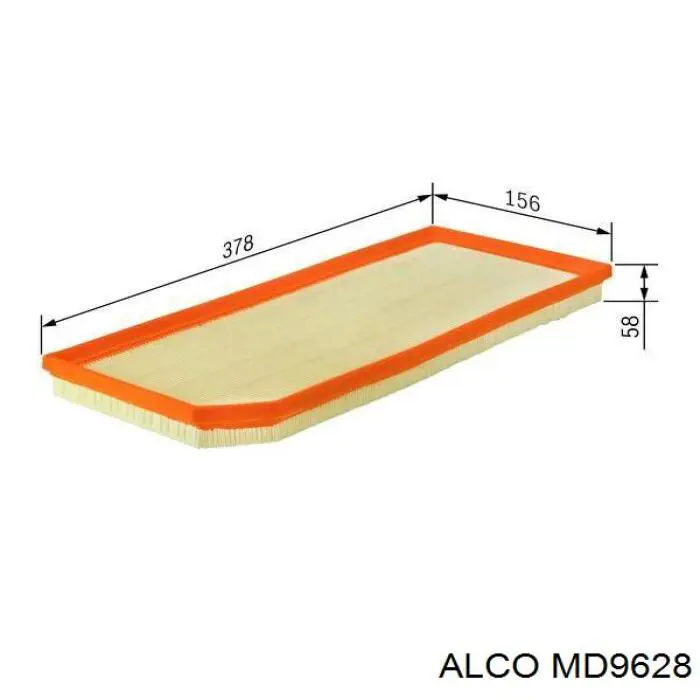 Элемент воздушного фильтра Alco MD9628 цена, от 6.50 USD