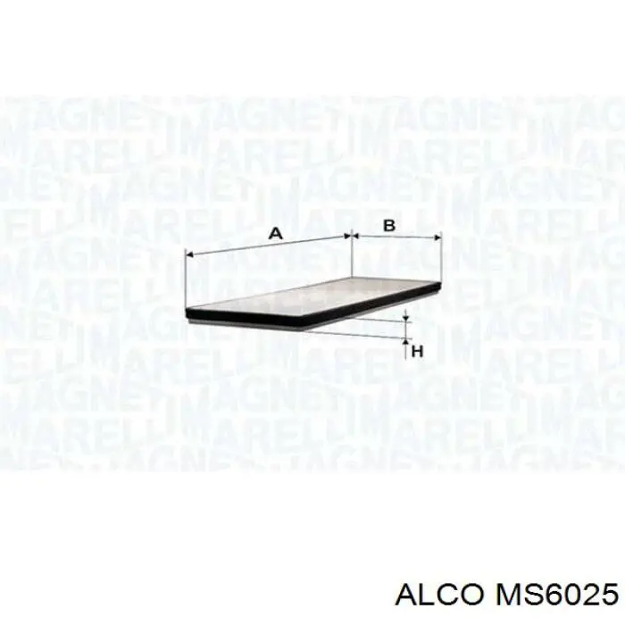 Фильтр воздушный отопителя Alco MS6025 цена, от 6.39 USD